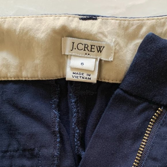 JCrew 5" Classic Chino Shorts - Navy Blue - Size 6 - Picture 6 of 6